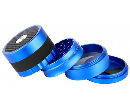 Dreamliner Grinder Τρίφτης Μπλε Aluminium Με Ηχείο Bluetooth - 4 Parts - Τιμή: 59,90€