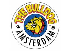 The Bulldog Amsterdam Αυτοκόλλητο Λευκό 95mm