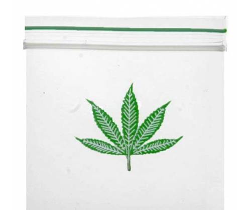 Σακουλάκι Ασφαλείας Zip - Leaf (50x50mm) - Τιμή: 0,30€
