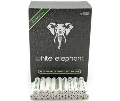 Φιλτράκια για Πίπα καπνού Elephant Active Charcoal Filter 9mm 150pcs - Τιμή: 14,60€