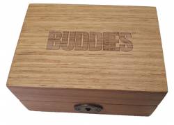 Buddies Wood Box - Ξύλινο Κουτί με Κλειδί 13x9x6.5cm