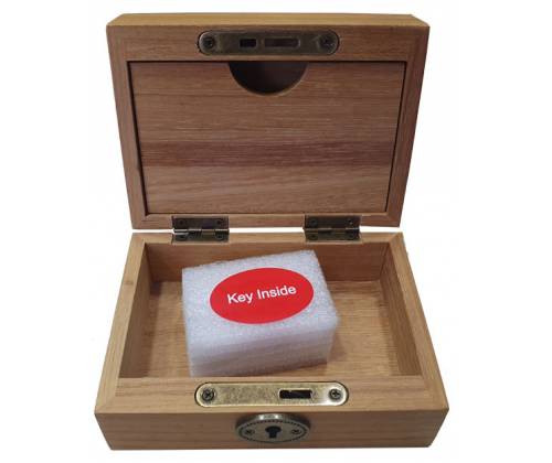 Buddies Wood Box - Ξύλινο Κουτί με Κλειδί - Τιμή: 19,90€