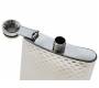 Hip Flask Set Φλασκί Ποτού με 4 Σφηνοπότηρα Chrome (F017) - 210ml -  Price: 16,50€