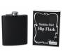 Hip Flask Φλασκί Ποτού Black Mat (F3061) - 210ml - Τιμή: 9,50€
