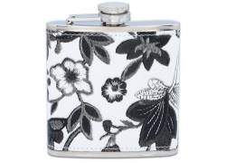 Hip Flask Φλασκί Ποτού Black Flower (F3310) - 180ml