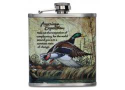 Hip Flask Φλασκί Ποτού Art Σχεδιο Αγριόπαπια - 210ml