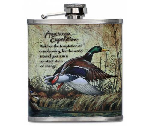 Flask Φλασκί Ποτού Art Σχεδιο Αγριόπαπια - 210ml - Τιμή: 13,50€