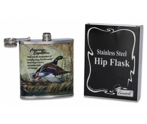 Flask Φλασκί Ποτού Art Σχεδιο Αγριόπαπια - 210ml - Τιμή: 13,50€