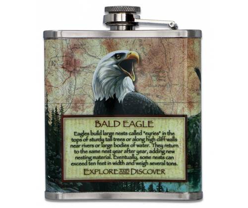 Flask Φλασκί Ποτού Art Σχεδιο Αετός - 210ml - Τιμή: 13,50€