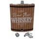 Hip Flask Δοχέιο Φλασκί Ποτού Whiskey Γίγας με Βρυσάκι (F3513) - 3840ml - Τιμή: 79,00€