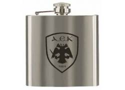 Flask Φλασκί Ποτού ΑΕΚ με Ανεξίτηλη Χάραξη Lazer (254) - 180ml