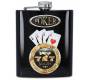 Hip Flask Φλασκί Ποτού All Black Poker (F4012) - 210ml - Τιμή: 11,90€