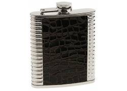Hip Flask Φλασκί Ποτού Reptile Chrome (F007) - 210ml