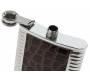 Hip Flask Set Φλασκί Ποτού με 4 Σφηνοπότηρα Chrome Nubs (F014) - 240ml - Τιμή: 16,50€