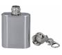 Flask Φλασκί Ποτού Mini Μπρελόκ Ασημί - 30ml - Τιμή: 4,50€
