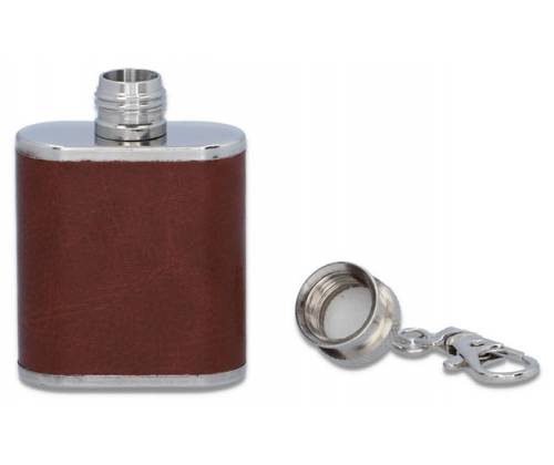 Flask Φλασκί Ποτού Mini Μπρελόκ Καφέ - 30ml - Τιμή: 4,80€