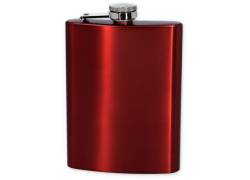 Hip Flask Φλασκί Ποτού Red Mat (F3072) - 240ml