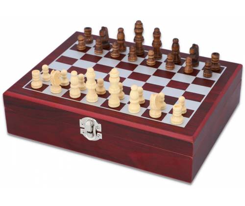 Hip Flask Set Drink Flask - Chess with shot glasses (F4519) - 240ml Black -  Price: 35,50€