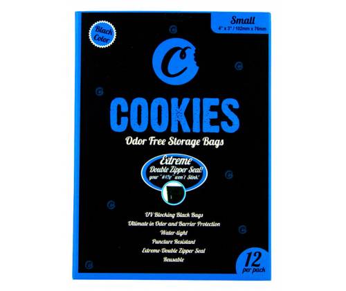 Σακουλάκι Ασφαλείας Cookies Ziplock Smell Proof - Small (102x76mm) - Τιμή: 0,75€