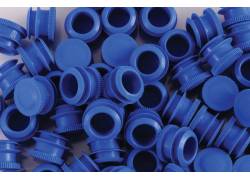 Καπάκι Cap για Κύλινδρο Αποθήκευσης Πλαστικό Μπλε - 15mm