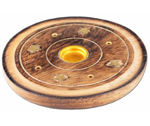 Βάση για Aρωματικά Sticks από Ξύλο Μάνγκο - Cycle Gold 4 θέσεων - Τιμή: 3,90€