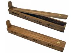 Βάση - Θήκη Box για Aρωματικά Stick Καφέ - Ξύλινη Star