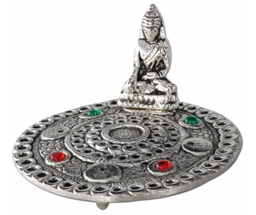 Βάση για Αρωματικά Sticks Μεταλλική Σχέδιο Buddha - 11cm - Τιμή: 9,70€
