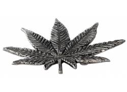 Βάση για Αρωματικά Sticks Μεταλλική Σχέδιο Leaf - 13cm