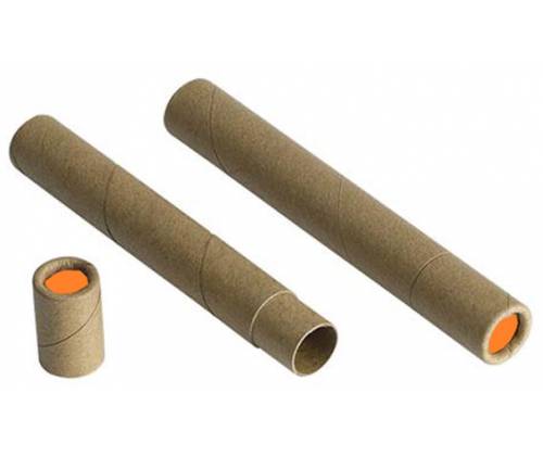 Κύλινδρος Αποθήκευσης Jaja Deluce Χάρτινος με Πορτοκαλί Καπάκι 12cm - Τιμή: 0,80€