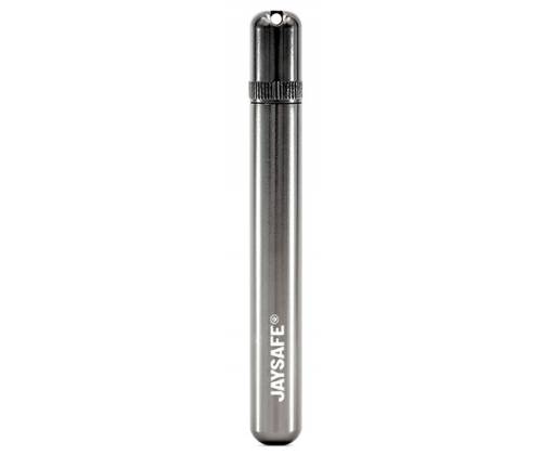 Jaysafe Κύλινδρος Αποθήκευσης Μεταλλικός Premium 11cm - Ανθρακί Carbon - Τιμή: 8,50€