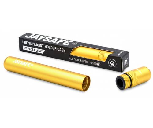 Jaysafe Κύλινδρος Αποθήκευσης Μεταλλικός Premium 11cm - Χρυσό - Τιμή: 7,90€