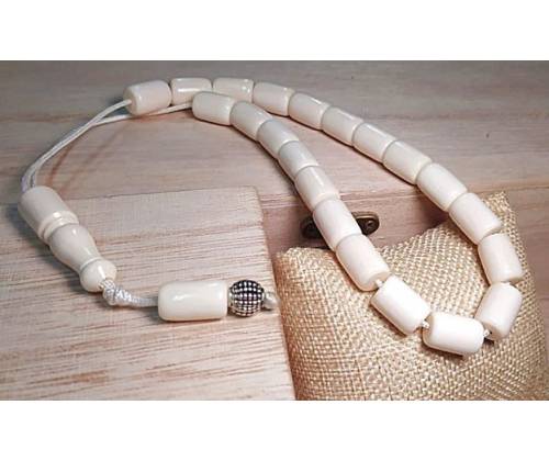 Κομπολόι Χειροποίητο από Κόκκαλο Καμήλας με 23 Χάντρες - Τιμή: 32,00€