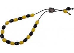 Κομπολόι με 23 Μπίλιες - ΑΕΚ Μαύρο - Κίτρινο (ΑΕ289)