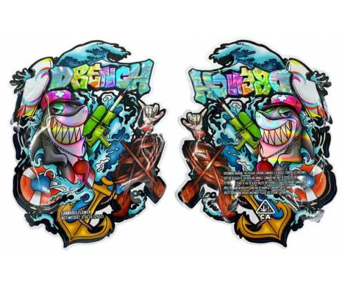 Mylar Zip Bag - Shark Drench -  Price: 0,90€