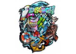 Σακουλάκι Ασφαλείας Mylar Zip Bag - Shark Drench