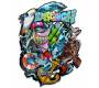 Mylar Zip Bag - Shark Drench -  Price: 0,90€