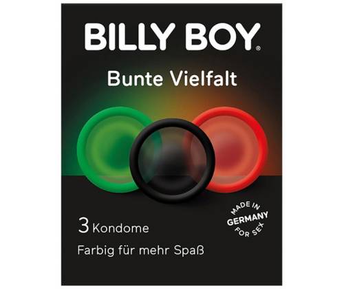 Προφυλακτικά Billy Boy Πολύχρωμα - 3τεμ. - Τιμή: 2,85€
