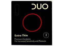 Προφυλακτικά Duo Πολύ Λεπτό 3τμχ