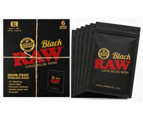RAW Odor-Free Storage Bag - Extra Large (25x21cm) - Price: 1,25€