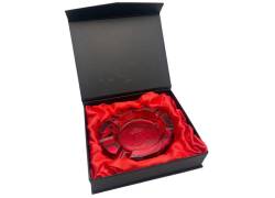RAW Crystal Ashtray Ruby Red - Τασάκι Raw Κρυστάλλινο