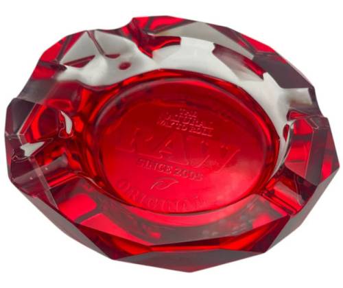 RAW Crystal Ashtray Ruby Red - Τασάκι Raw Κρυστάλλινο - Τιμή: 28,90€