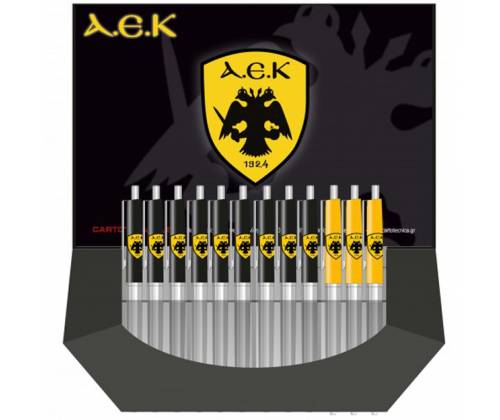 Στυλό Διαρκείας - Μαύρο ΑΕΚ - Τιμή: 4,50€