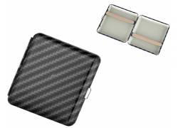 Angelo Cigarette case Black Carbon Mat