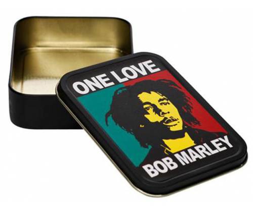 Μεταλλικό Κουτί Αποθήκευσης Bob Marley - 11x8cm - Τιμή: 4,30€