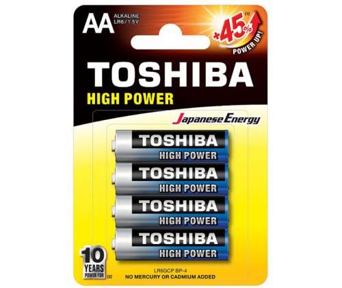 Toshiba Alkaline Batteries Size AA - Price: 1,20€