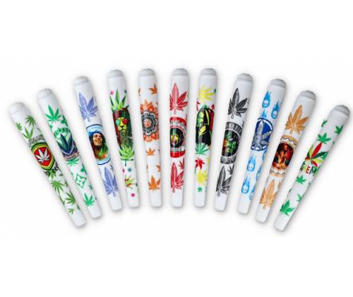 Κύλινδρος Αποθήκευσης Πλαστικός Λευκός RastaMan - 12cm - Τιμή: 0,85€