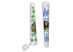 Κύλινδρος Αποθήκευσης Πλαστικός Λευκός RastaMan - 12cm