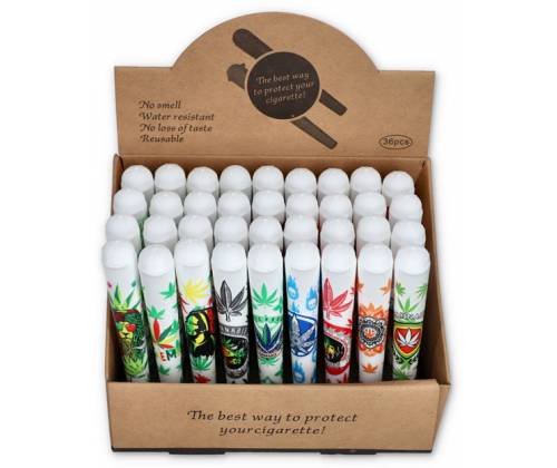 Κύλινδρος Αποθήκευσης Πλαστικός Λευκός RastaMan - 12cm - Τιμή: 0,85€