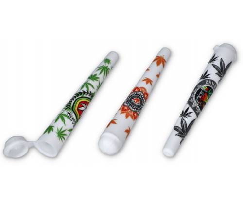 Κύλινδρος Αποθήκευσης Πλαστικός Λευκός RastaMan - 12cm - Τιμή: 0,85€