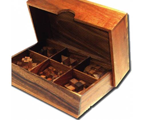 Ξύλινος Κατασκευαστικός Γρίφος Κασετίνα Δώρου 6 Γρίφων (Wooden Gift Box) - Τιμή: 32,00€